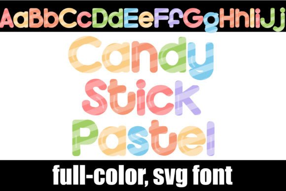 Candy Stick Pastel: A Sweet, Colorful Typeface for Modern Designers