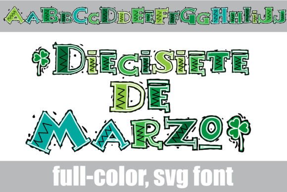 Diecisiete De Marzo: The Festive Font for Vibrant Designs