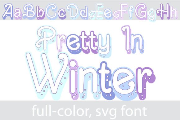 Embrace the Chill: Styling with the Pretty in Winter Font