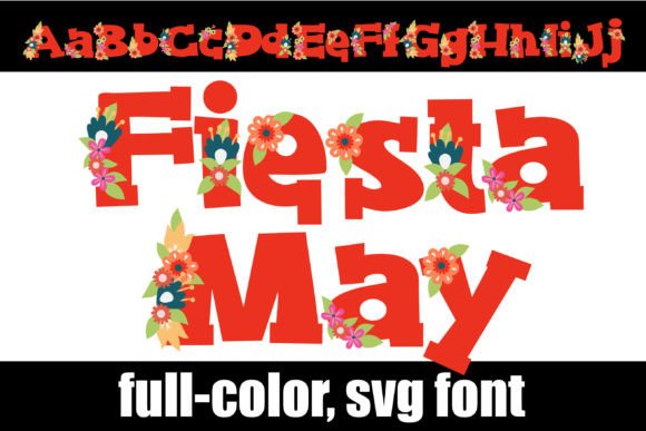 Fiesta May: A Full-Color Font for Vibrant Projects