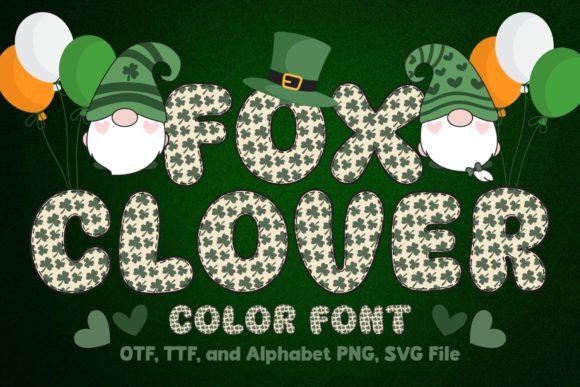 Fox Clover: A Color Font for Charming, Handcrafted Designs