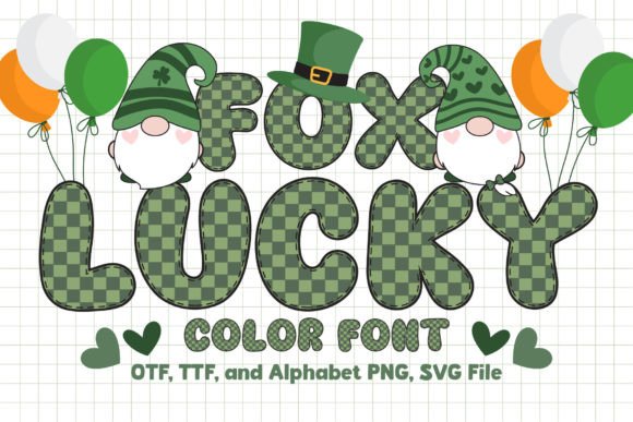 Fox Lucky: The Green Plaid Font for St. Patrick's Day & Beyond