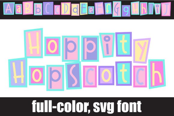 Hoppity Hopscotch: A Whimsical Twist on Modern Typography