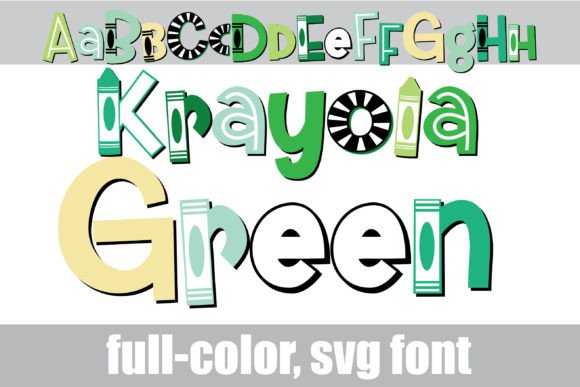 Krayola Green: Unleash Playful Creativity with This Crayon-Inspired Font