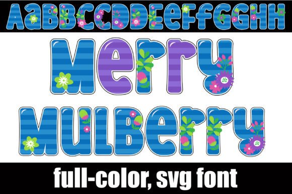 Merry Mulberry: A Floral Font for Bold Branding