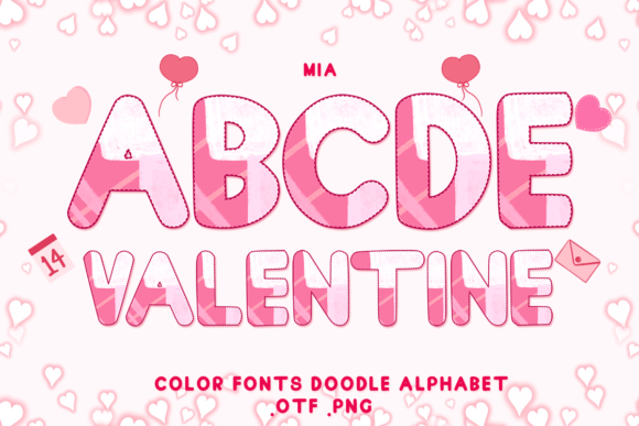 Mia: Your Go-To Color Font for Heartfelt Designs