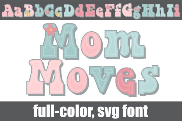 Mom Moves: A Fresh Take on Retro Spring Typography