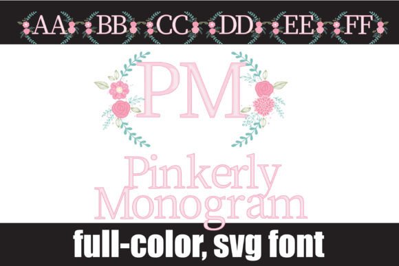 Pinkerly Monogram: A Flourished Serif for Modern Branding