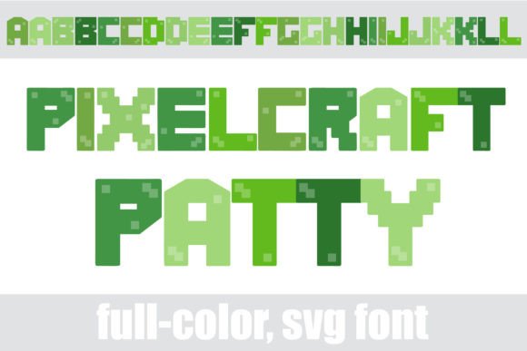 Pixelcraft Patty: A Full-Color Font for Playful Projects