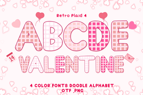 Retro Plaid 4: Your Go-To Typeface for Charming, Eye-Catching Designs