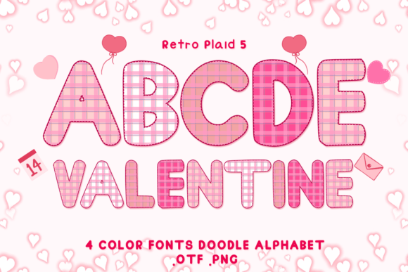 Retro Plaid 5: Infusing Cozy Charm into Modern Typography