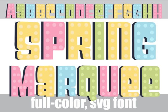 Spring Marquee: A Festive Font for Bold Branding