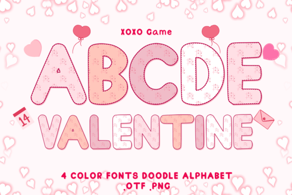 Xoxo Game: Infusing Modern Typography with Heartfelt Color